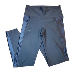 Under Armour Heatgear Compression Black Leggings Athleisure Streetwear Workout